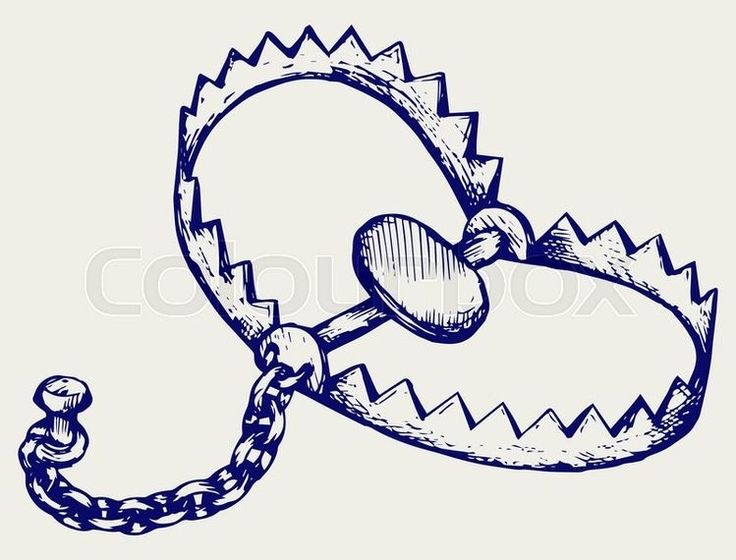 an image of a cartoon character with a chain attached to it's mouth stock photo