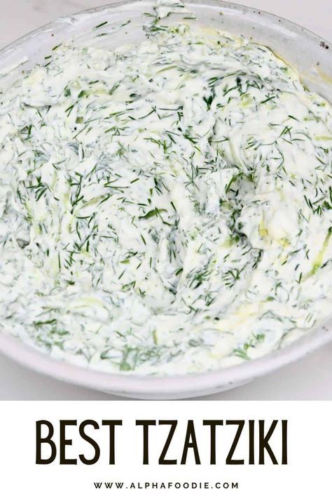 the best tzatzki dip recipe is made with fresh herbs and yogurt