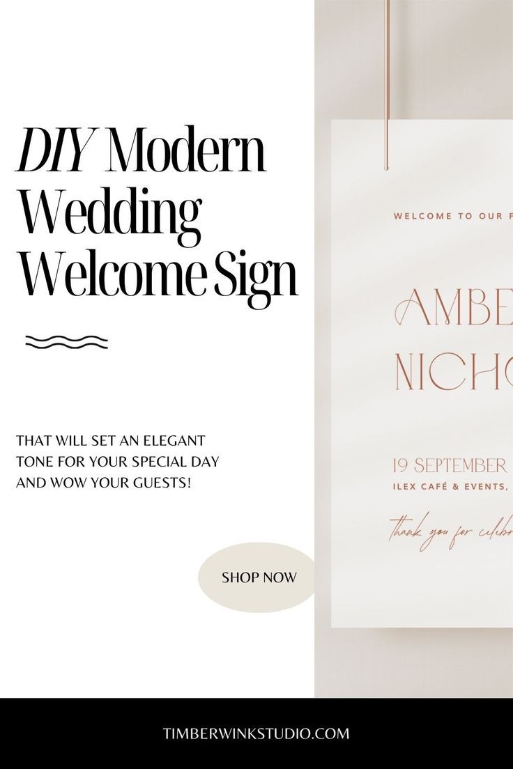 Create Minimalist Wedding Welcome Signs with Simple DIY Templates Rustic Wedding Welcome Sign, Table Signage, Modern Rustic Wedding, Rustic Modern Wedding, Modern Minimalist Wedding, Refined Aesthetic, Welcome Sign Template, Your Welcome, Diy Templates