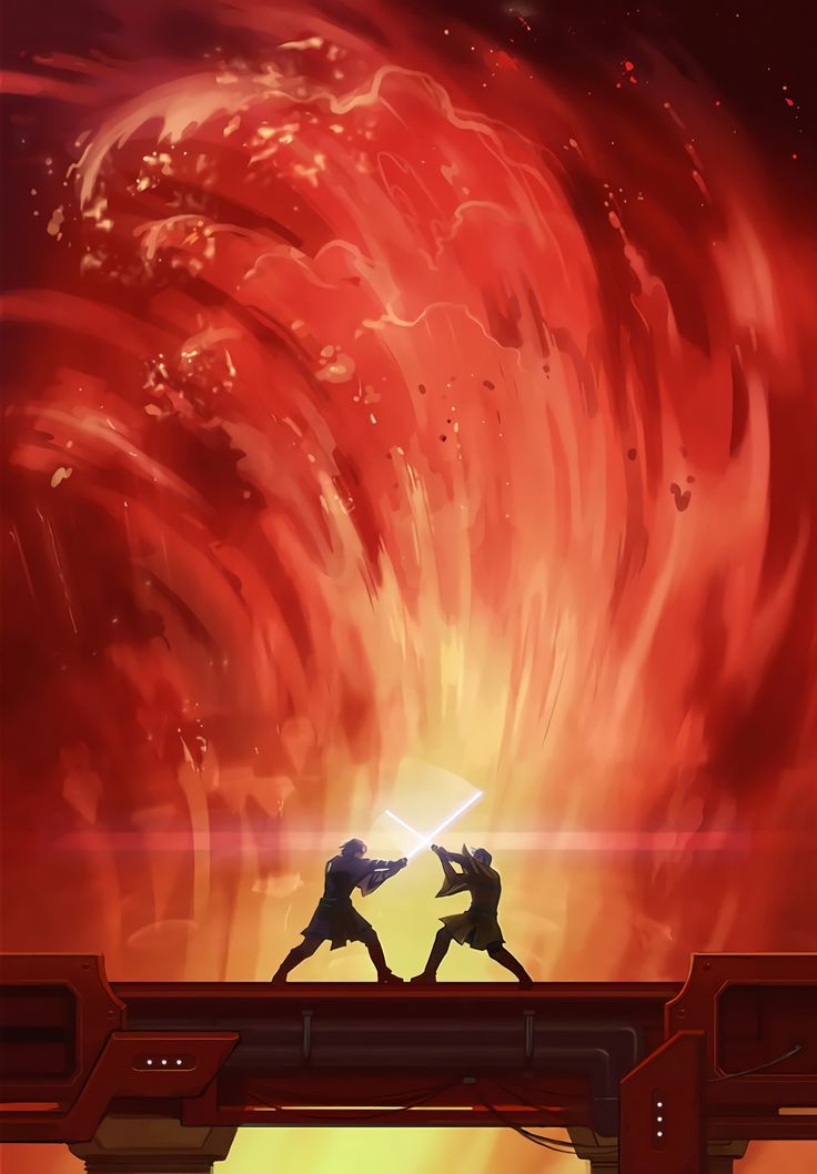 Anakin Vs Obi Wan, Star Wars Painting, Anakin Vader, Star Wars Background, Star Wars Anakin, Chosen One, Star Wars Tattoo, Star Wars Film, Star Wars Wallpaper