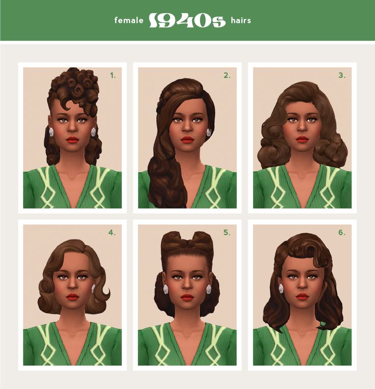 the hairstyles for women are shown in four different styles