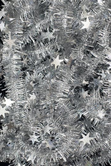 silver tinsel with stars Silver Christmas Wallpaper, Free Christmas Images, White Tinsel, Silver Aesthetic, Christmas Backgrounds, True Summer, Holiday 2024, Silver Theme, Silver Tinsel