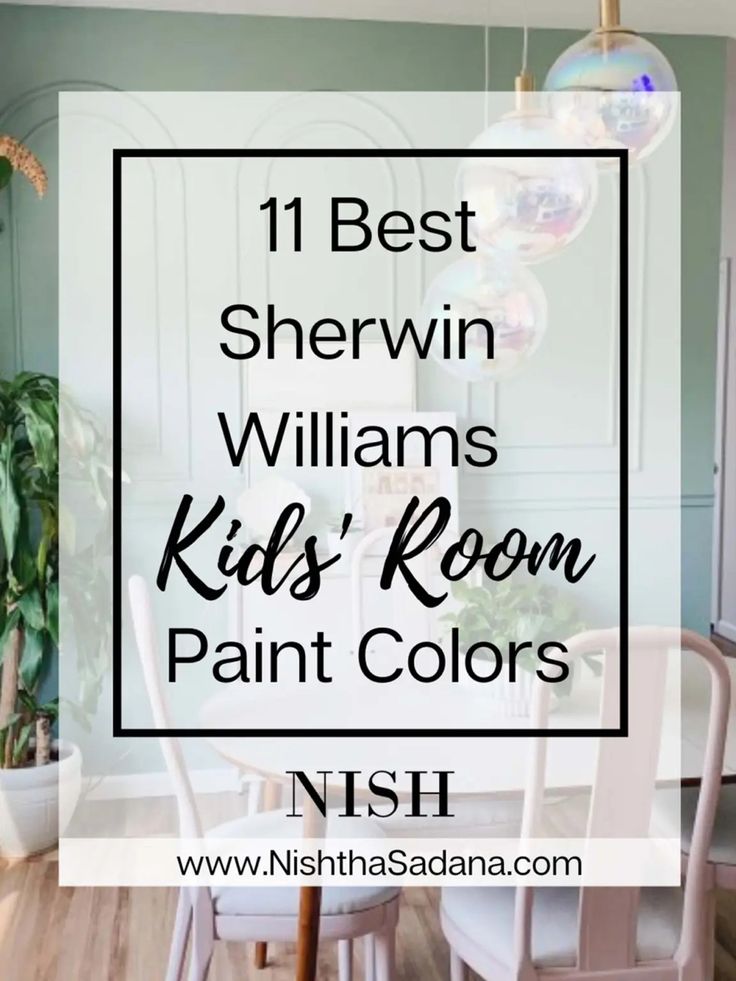 the best shelving williams kids'room paint colors