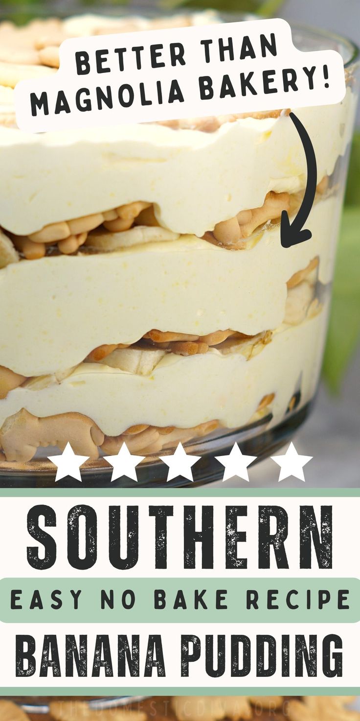 better than magnolia bakery and paula deen's banana pudding recipe Fast Banana Pudding, Banana Pudding Evaporated Milk, Best Southern Banana Pudding, Pappadeaux Banana Pudding Recipe, Banana Pudding With Wafers, Banana Less Banana Pudding, Bana Pudding Recipe, Recipes For Banana Pudding, Bananapudding Southern Banana Pudding