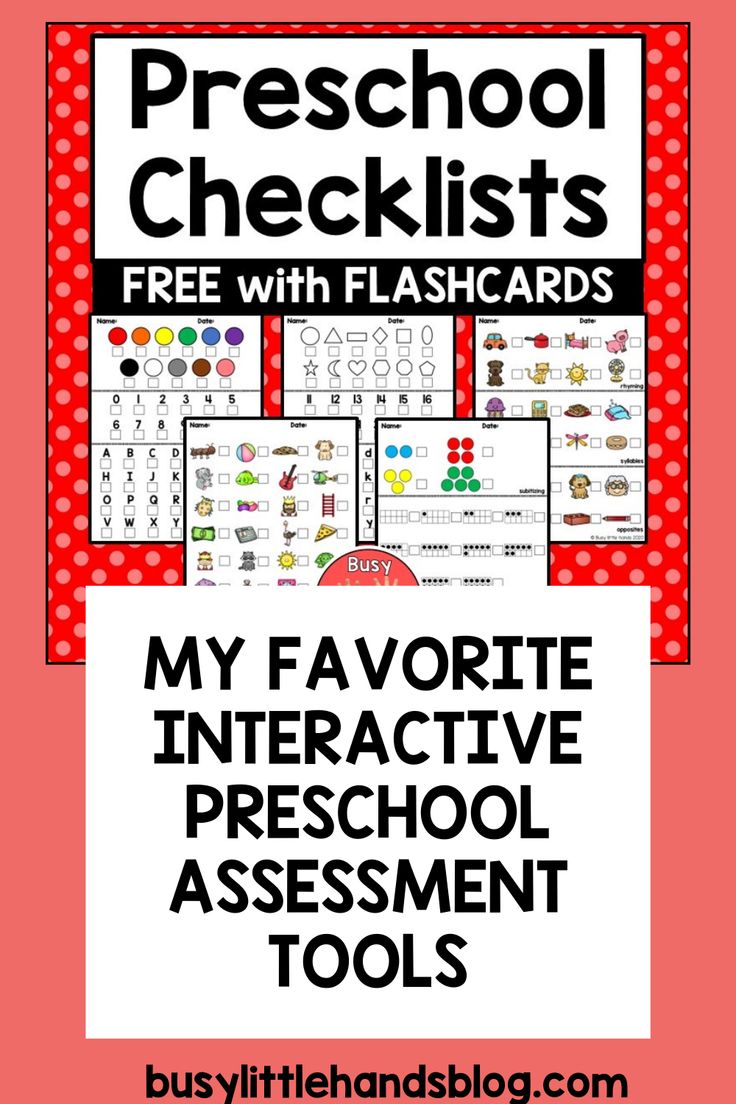 the printable preschool checklist for my favorite interactive preschool and homeschool tools