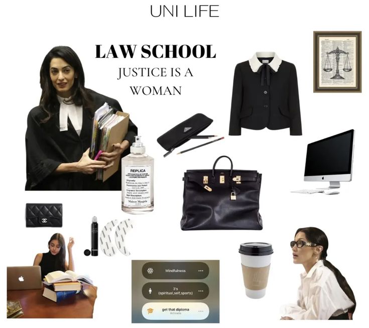 a woman is sitting at a desk with her laptop and other items in front of her