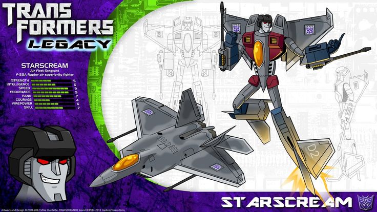 a paper model of a starcream jet fighter from the animated movie's starscream