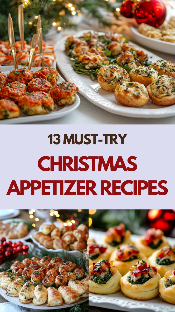 Festive Christmas appetizer spread with a variety of savory bites and finger foods, perfect for holiday gatherings and creating a memorable feast. Holiday Pick Up Food, Christmas Party Hors D’oeuvres Ideas, Christmas Meal Appetizers, Best Christmas Hors D’oeuvres, Easy Heavy Appetizers For A Party, Christmas Night Dinner Ideas, Boxing Day Buffet Ideas Uk, Christmas Holiday Party Food, Easy Christmas Day Food Ideas