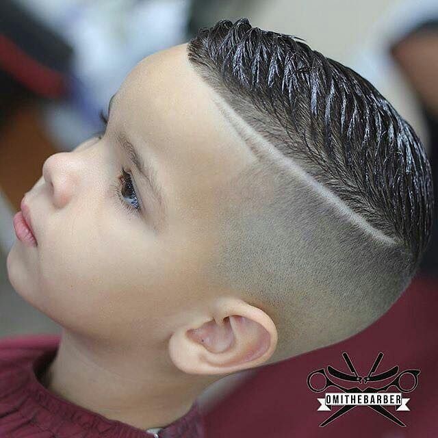 Lil Boy Haircuts, Boys Haircuts With Designs, Boys Fade Haircut, Boys Haircut Styles, Boys Hairstyles, Baby Haircut, Boy Haircuts Short, Toddler Haircuts