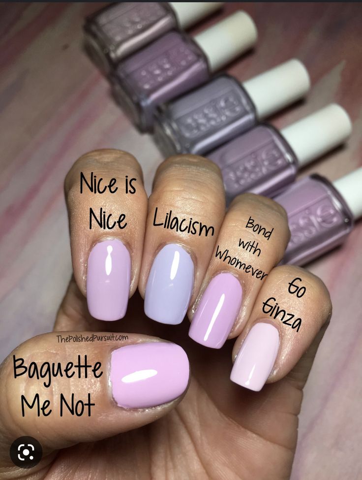 Essie Go Ginza, Essie Lilacism, Lilac Nail Polish, S And S Nails, Essie Colors, Essie Polish, Lilac Nails, Polish Colors, Essie Nail Polish