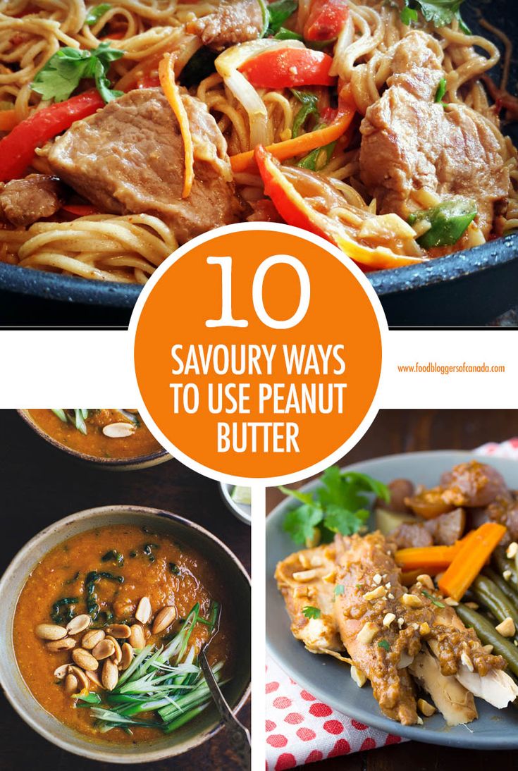 the top ten savoury ways to use peanut butter in food and drink