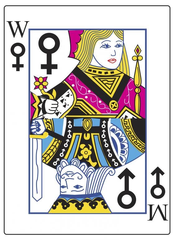 the queen of spades is depicted in this playing card