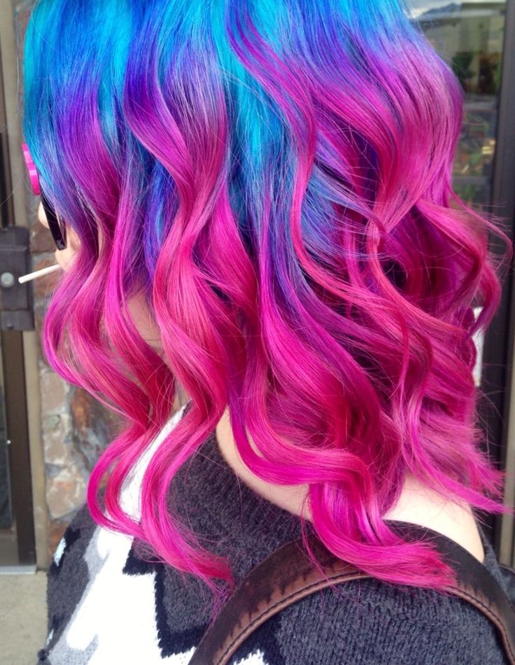 Turn Heads | Vibrant Hair Color Ideas for Brunettes - Summer Hair Color for Brunetts School Hair Color Ideas, School Hair Color, Rainbow Hair Ideas, Vibrant Hair Color Ideas, Vibrant Hair Color, Hairdressing Training, Rainbow Hair Color, Creative Hair Color, Vibrant Hair