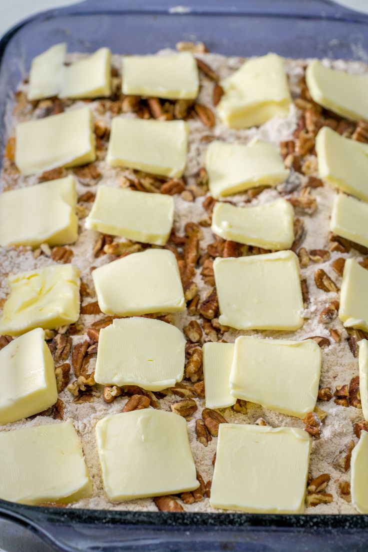 the food is prepared and ready to be cooked in the oven or baked on the grill