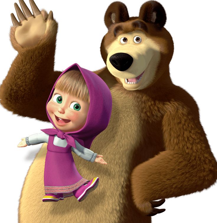 Confira dicas e ideias para a festa do tema Masha e o Urso   O desenho Masha e o urso encanta e muito uma grande faixa etária de criança... Brown Bear Illustration, Masha And Bear, Marsha And The Bear, Doraemon Cartoon, Girl Cartoon Characters, Bear Birthday Party, Bear Images, Bear Character, Bear Clipart