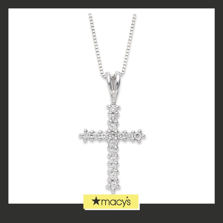 in stock Diamond Cross Pendants, Diamond Cross, Cross Pendant Necklace, Round Cut Diamond, Cross Pendant, Buy Online, White Gold, Pendant Necklace, Pendant