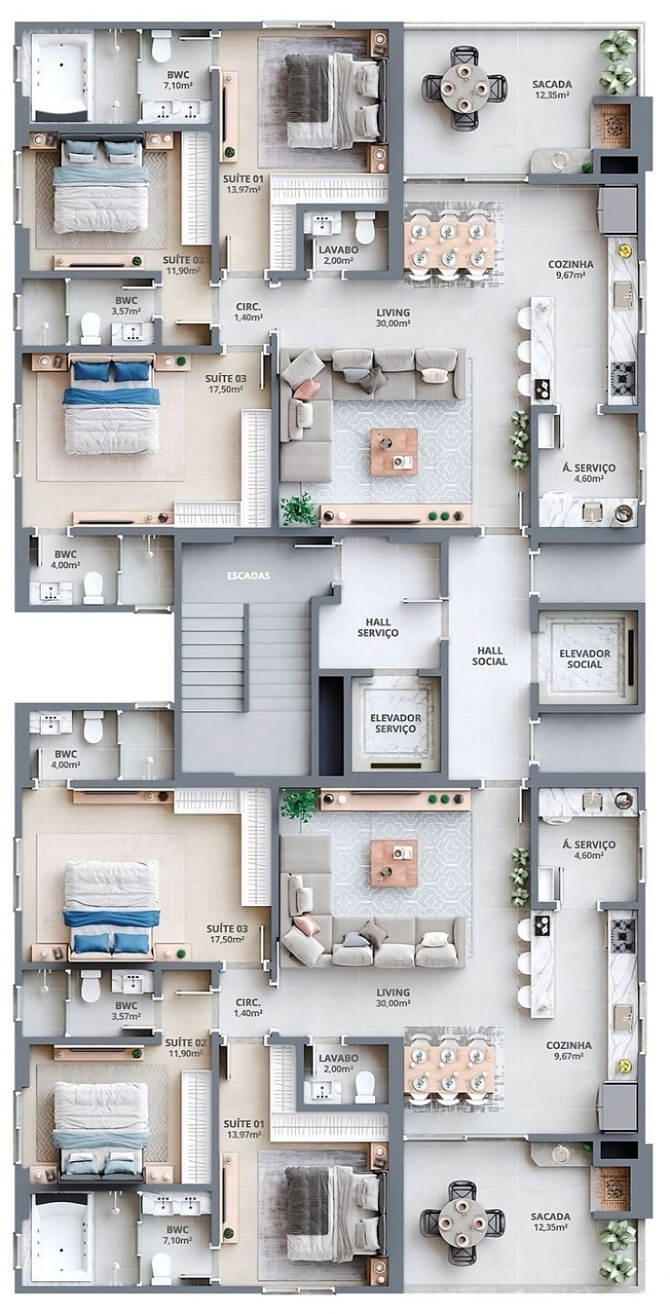 Get your floor plan now! One Storey House Floor Plan, Modern House Floor Plans Luxury, Modern Apartment Layout, 3 Bedroom Apartment Floor Plan, Apartment Building Floor Plans, Condo Layout, Hotel Layout, Luxury House Floor Plans, Home Layout