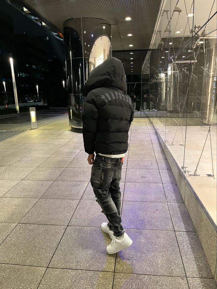 Uk Drip Outfits Men Black, Drip Fits For Men Uk, Uk Drip Jeans, Drip Jeans Men, Trapstar Jacket Outfit, Drip Outfit Men Hood, Trapstar Outfit Men, Hard Outfits Men, Drip Fits For Men