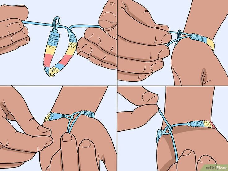 how to tie a bracelet with pictures wikihow