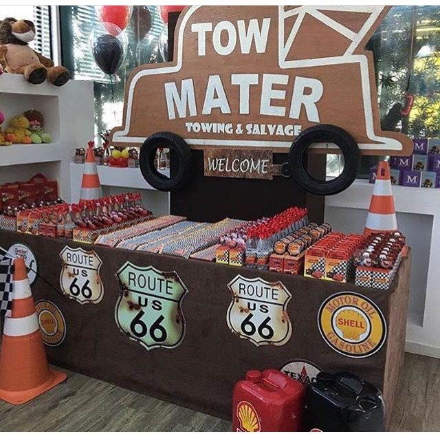 a display in a store filled with lots of candy