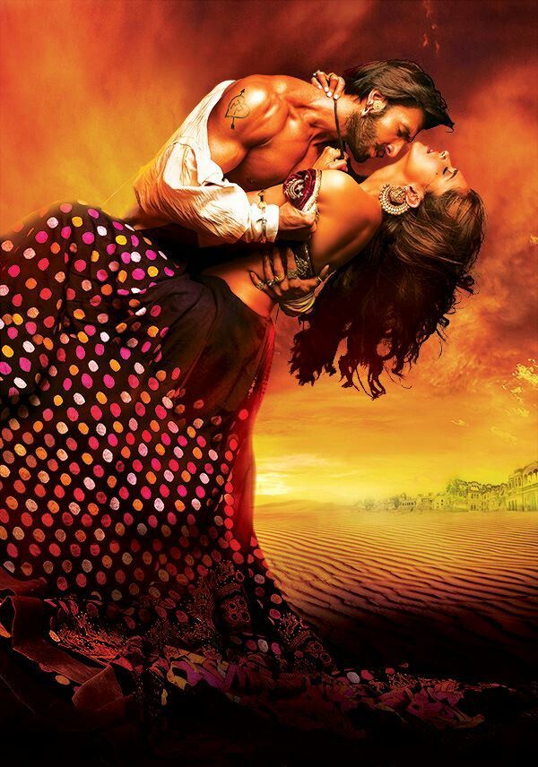 Ram-Leela : Deepika Padukone and Ranveer Singh - Awesome movie Leela Movie, Catchy Taglines, Bollywood Poster, Ram Leela, Deepika Ranveer, Film Trailer, Indian Movie, Sanjay Leela Bhansali, Bollywood Posters