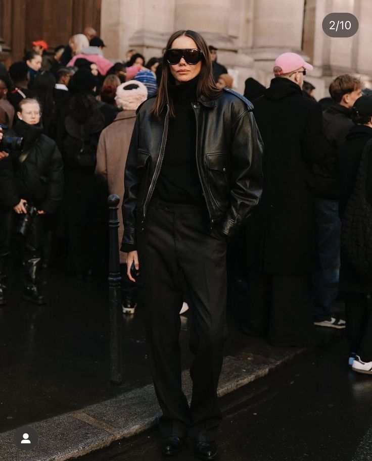 Anouk Yve, September 1, Round Up, Paris Fashion Week, Tell Me, Chic Style, Dior, Fall Winter, Leather Jacket