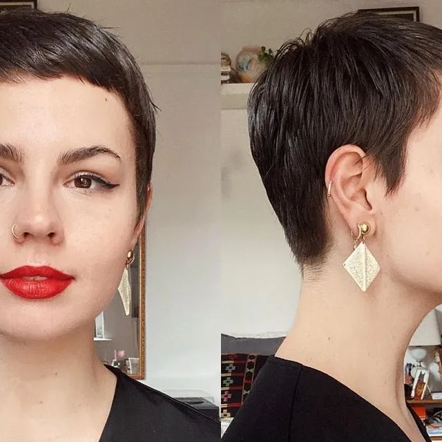 cropped2perfection on Instagram: "My friend @passingwhimsies has one of the sleekest pixies on Instagram and now you too can achieve the "passing whimsies pixie" thanks to this 360 that Lauren has very kindly posted. 

#pixie #chopitoff #shorthair #shorthaircut #girlswithshorthair #shorthairstyle #pixiecut #shorthairideas #pixiehaircut #pixiecuts #shorthairdontcare #hair #hairideas  #hairinspo" Pixie 360, Short Pixie Cut, Girl Short Hair, Buzz Cut, Short Pixie, Pixie Haircut, Pixie Cut, My Friend, Short Hair Cuts