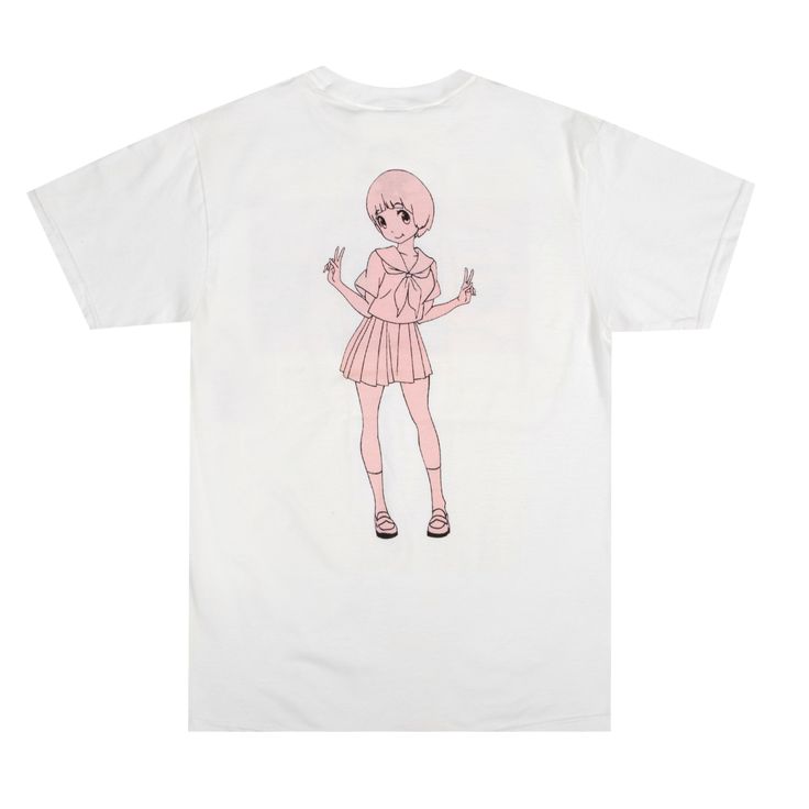 Short sleeve tee Printed art on the front Ribbed crew neck Regular fit 100% cotton Officially licensed Kill La Kill merchandise Kill La Kill Mako, Japanese Lifestyle, Grunt Style, Kill La Kill, Printed Art, White Tee, Black Tee, Black Shirt, Short Sleeve Tee