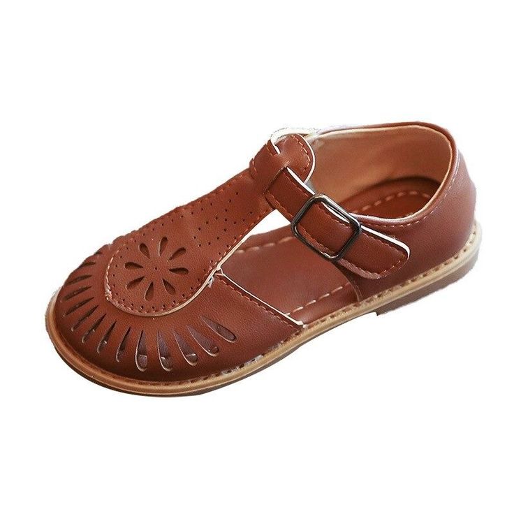 Since comfort and safety, are the most important factors, our Closed Toe Baby Sandals with lovely patterns and endearing designs are sure to quickly become your child's favorite pair of sandals. Features: Upper Material: PU Leather Closure Type: Buckle Strap Cute Summer Sandals With Rubber Sole, Cute Brown Sandals For Spring, Cute Adjustable Non-slip Sandals, Cute Adjustable Round Toe Sandals, Cute Brown Closed Toe Sandals, Cute Adjustable Closed Toe Sandals, Adjustable Slip-on Sandals With Soft Sole, Cute Brown Summer Sandals, Brown Closed Toe Sandals With Soft Sole