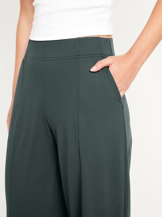 High-Waisted PowerSoft Trouser Pants | Old Navy Ankle Pants, Fall 2024, Trouser Pants, Wicks, Old Navy, Trousers, High Waisted, Navy, Pants