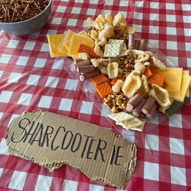 a table topped with lots of different types of food