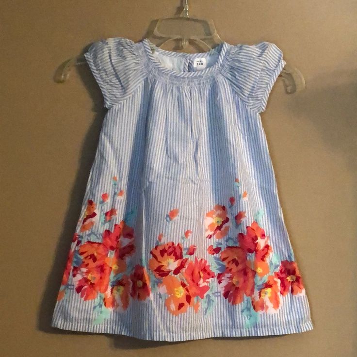 New With Tags Perfect Condition 100% Cotton Size 18-24 Months 31-33 In/ 27-30 Lbs Size 3t 36-39 In/33-36 Lbs Gap Cotton Dresses For Spring, Playful Summer Dresses By Gap, Blue Cotton Gap Dress, Gap Spring Playtime Dresses, Gap Casual Dresses For Playtime, Spring Dress, Girl Dresses, Kids' Dresses