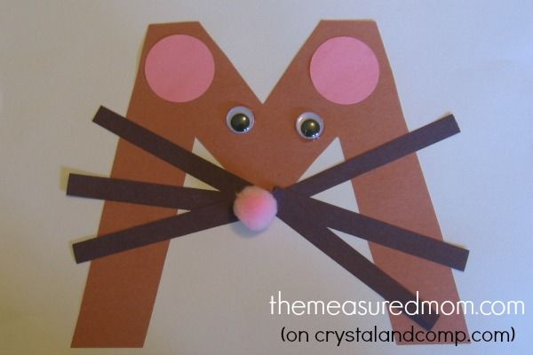 the letter m is for mouse craft