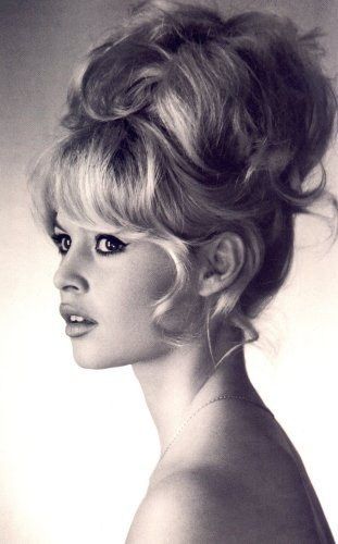 Wedding Upstyles, Brigitte Bardot Hair, Bardot Hair, Bardot Brigitte, Retro Curls, Vintage Updo, Bridgette Bardot, 1960s Hair, 60s Hair