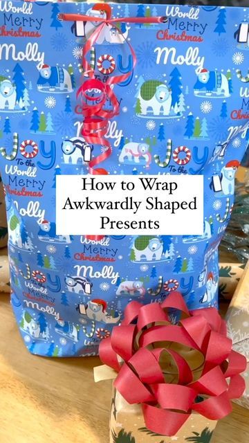 how to wrap an awkwardly shaped present