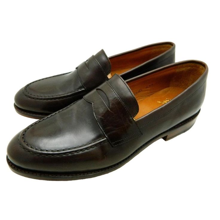 New J Crew Ludlow Leather Penny Loafers Size: 8 Color: Cigar Brown Retail: $298 *A4362 Made With Italian Leather Upper. Complete With Stitched Leather Sole. Goodyear Welt Construction. Full Grain Cow Leather Lining From Wisconsin. Waxed Cotton Laces. Insole Contains A Steel Shank Encased In A Soft Layer Of Cork With A Poron Footbed On Top Offering Additional Comfort. For Work Or Relaxing, These Are A Great Addition To Any Guy's Shoe Selection! These Boots Are New And Unworn. We Are Not Affiliated With J Crew. The Item In This Auction Is Neither Sponsored Nor Endorsed By J Crew. A Mark Is On The Footbed To Prevent Store Returns. Light Scuffs As These Were A Floor Model. Size: Slip-on Goodyear Welted Oxfords With Round Toe, Classic Slip-on Closed Toe Dress Shoes, Classic Leather Slip-on Shoes For Office, Classic Round Toe Dress Shoes For Fall, Classic Round Toe Slip-ons For Office, Semi-formal Round Toe Tassel Loafers With Rubber Sole, Semi-formal Tassel Loafers With Round Toe And Leather Sole, Office Wingtip Moccasins With Branded Insole, Classic Slip-ons With Brogue Detailing