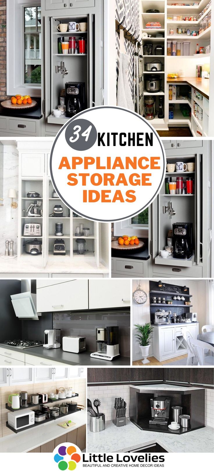 the kitchen appliance storage ideas are great for small spaces and in many ways