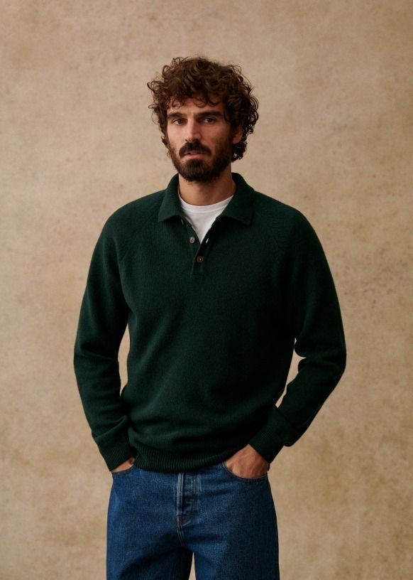 Collared Sweater Outfit, Olive Green Sweater Outfit, Dark Green Sweater Outfit, Quarter Zip Outfit, Green Sweater Outfit, Polo Outfit Men, Mens Inspo, Sweater Outfits Men, Dark Green Sweater