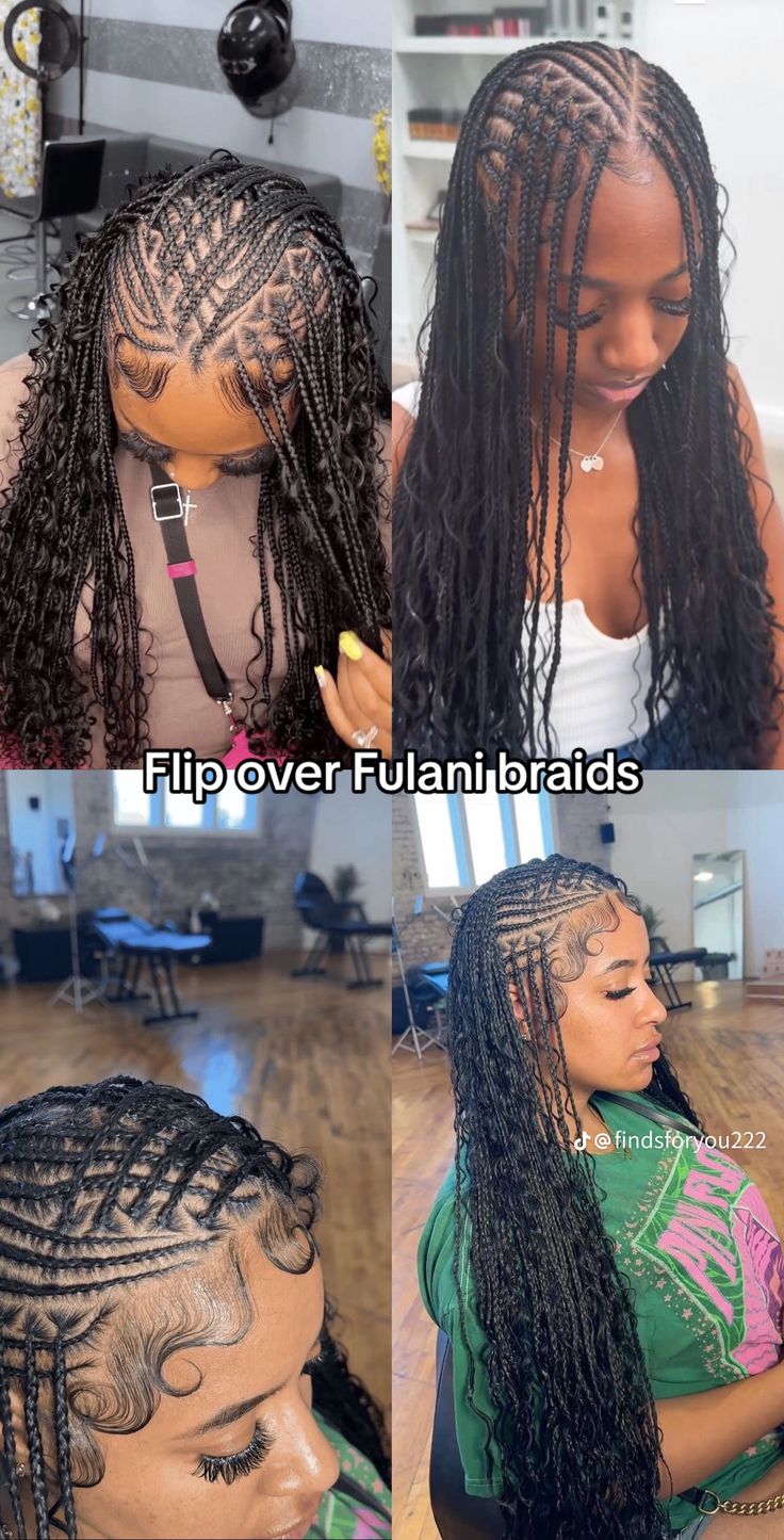 Box Braids Length Chart, Braids Length Chart, Haircuts For A Long Face, Braids Black And White, Haircut Middle Part, Box Braids Length, Cornrows Hair, Latest Hair Braids, Lemonade Braids Hairstyles