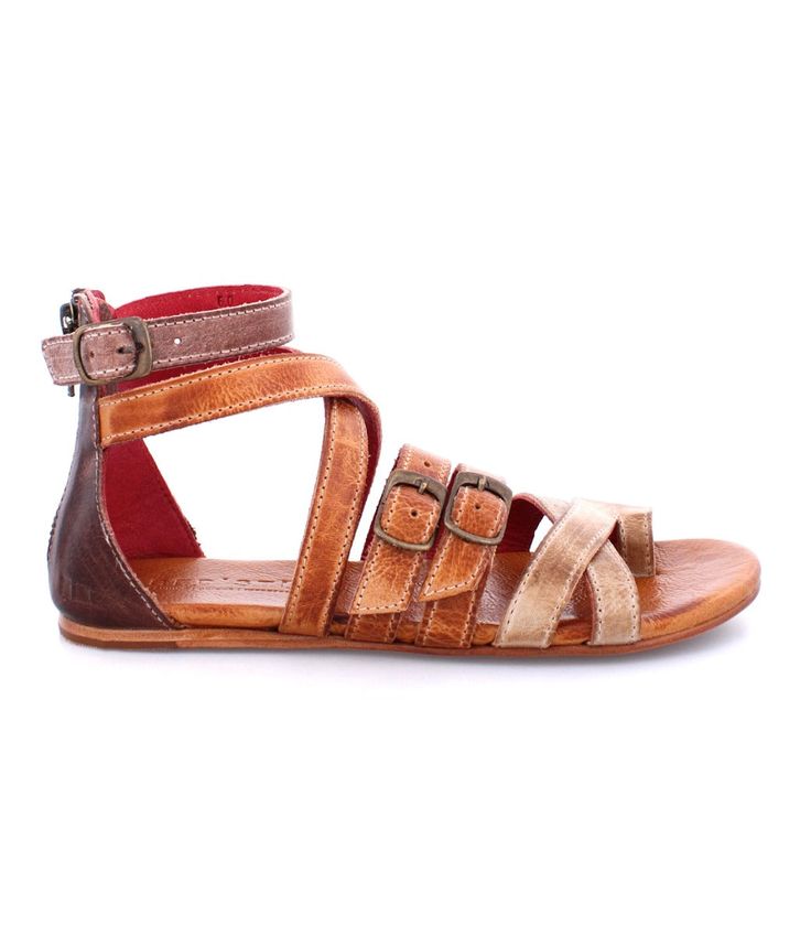 Elevate your look with a delightful dash of bohemian charm with MIYA! Our boho-inspired gladiator sandal is crafted with supple leather straps that gracefully wind around your foot and ankle, a padded leather footbed, a back zipper, and chic metal buckle accents, combining style with convenience and exceptional comfort. Bohemian Sandals With Buckle Closure For Summer, Bohemian Sandals With Buckle Closure For Spring, Spring Bohemian Sandals With Buckle Closure, Bohemian Adjustable T-strap Sandals For Spring, Bohemian Leather Barefoot Sandals For Spring, Spring Bohemian Leather Barefoot Sandals, Bohemian Leather Sandals With Buckle Closure, Bohemian Sandals With Buckle Closure And Adjustable Fit, Adjustable Buckle Closure Sandals For Festival