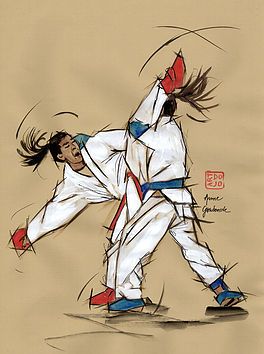 Jiujitsu Women, Karate Photography, Karate Wallpaper, Karate Art, Karate Picture, Karate Kumite, Wkf Karate, Martial Arts Anime, Martial Arts Quotes