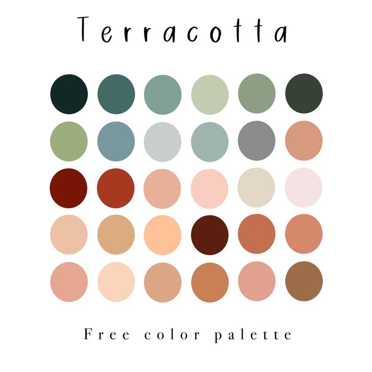 the cover for terracotta's free color palette