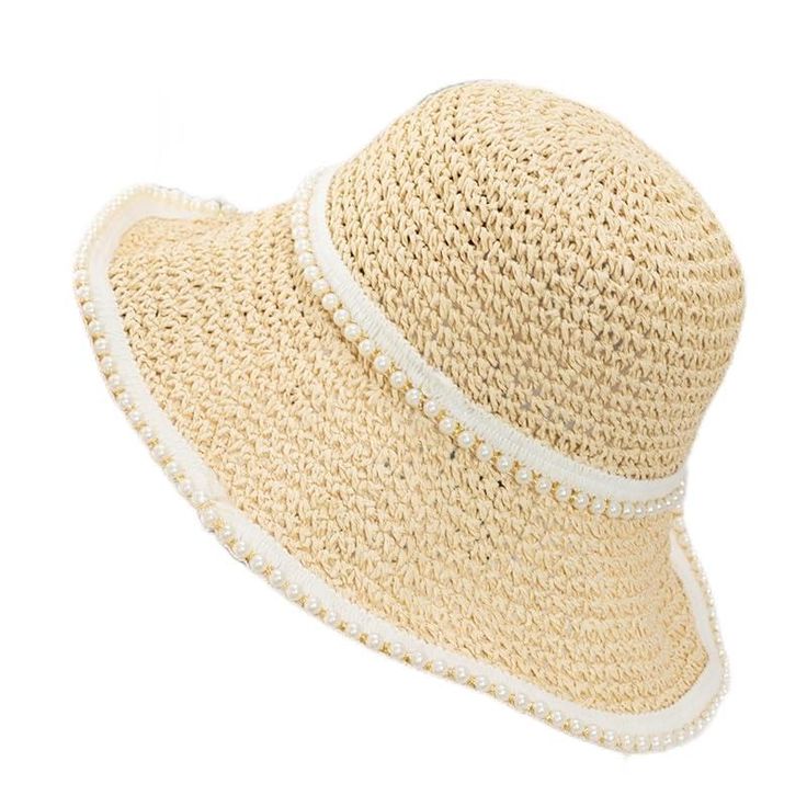 PRICES MAY VARY. Coastal Elegance Beach Hat: Your summer style essential! UV Protection for Healthy Skin with Wide Brim Lightweight and Breathable for Ultimate Comfort Embrace Seaside Charm with the Perfect Blend of Fashion and Practicality Introducing our Coastal Elegance Beach Hat – a must-have accessory for your summer adventures! Embrace the beauty of the beach with this stylish hat adorned with stunning artificial pearls. Crafted from lightweight and breathable materials, it seamlessly blen Lightweight Beachy Straw Hat For Beach Season, Summer Sun Hat With Uv Protection For Pool, Beachy Straw Hat With Uv Protection For Summer, Summer Lightweight Straw Hat For Vacation, Beachy Summer Hat For The Beach, Beachy Summer Hat For Beach, Beachy Hat For Summer Beach Outings, Summer Beach Sun Hat, Beachy Straw Hat For Summer Vacation