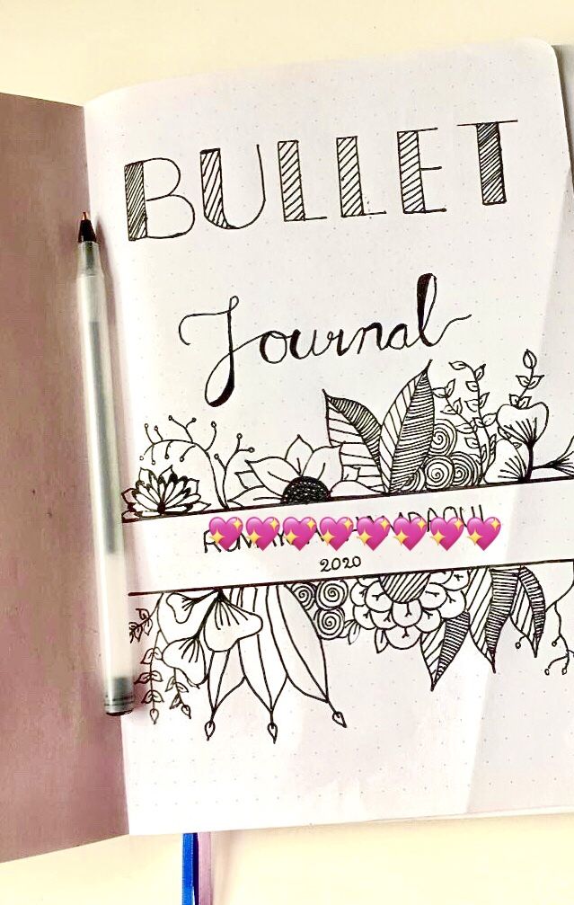 Bullet Journal Front Page, Bujo Key, Planer Ideas, Bullet Journal First Page, Written Letters, Books Ideas, Bullet Journal 2019, Creating A Bullet Journal, Personal Organization