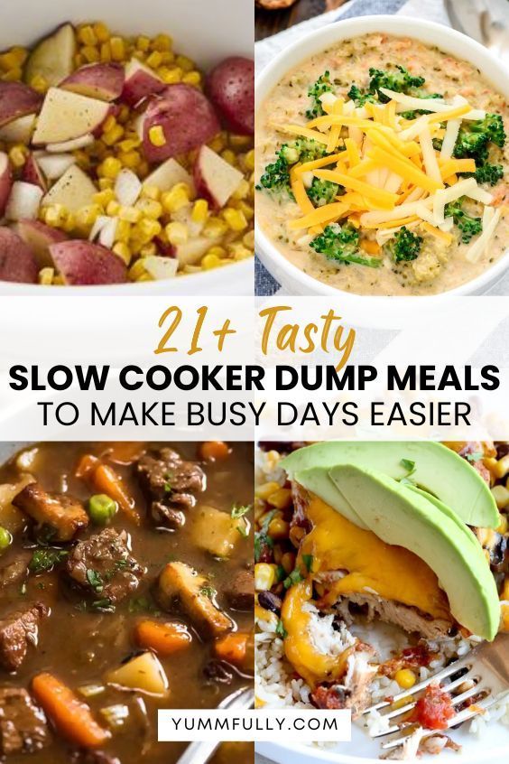 the best slow cooker dump meals to make busy days easier