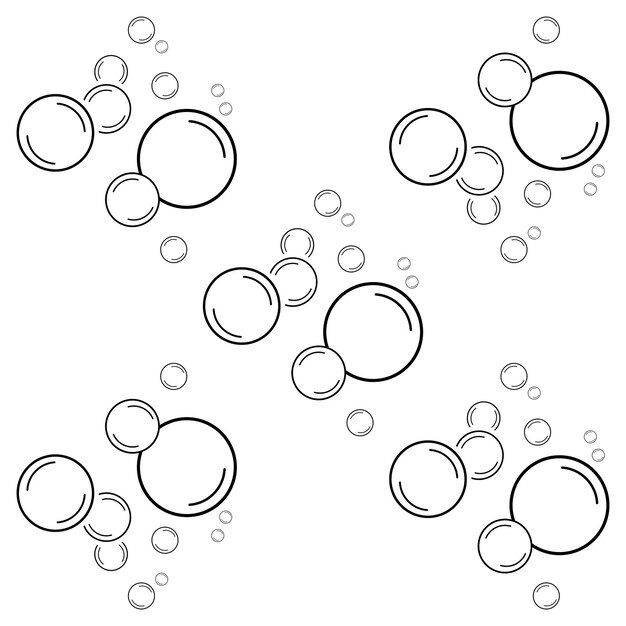 an image of bubbles floating in the air coloring page for adults and children to color