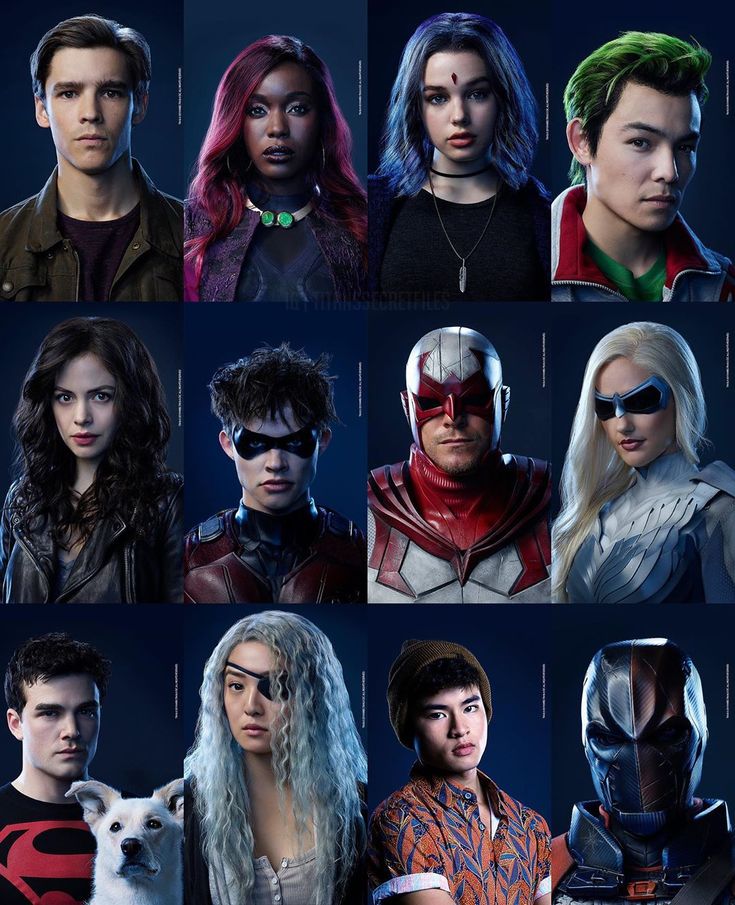 the characters from dc's upcoming tv series