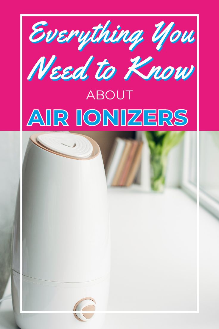 an air ionizer with the words everything you need to know about air ionizers