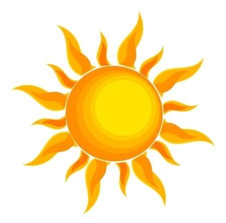 the sun logo is shown in yellow and orange colors on a white background with text that reads, shutterstock 719232