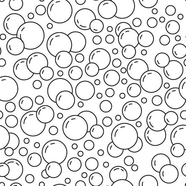 an abstract black and white background with circles in the center, on top of each other